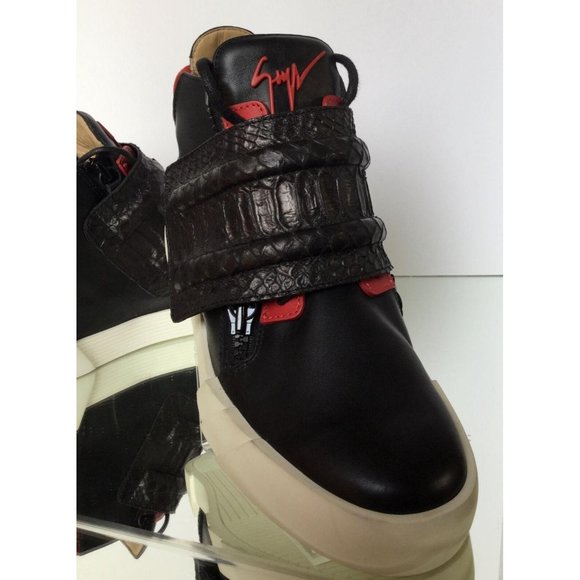 NEW GIUSEPPE ZANOTTI Crocodile High Top Sneakers main image 2